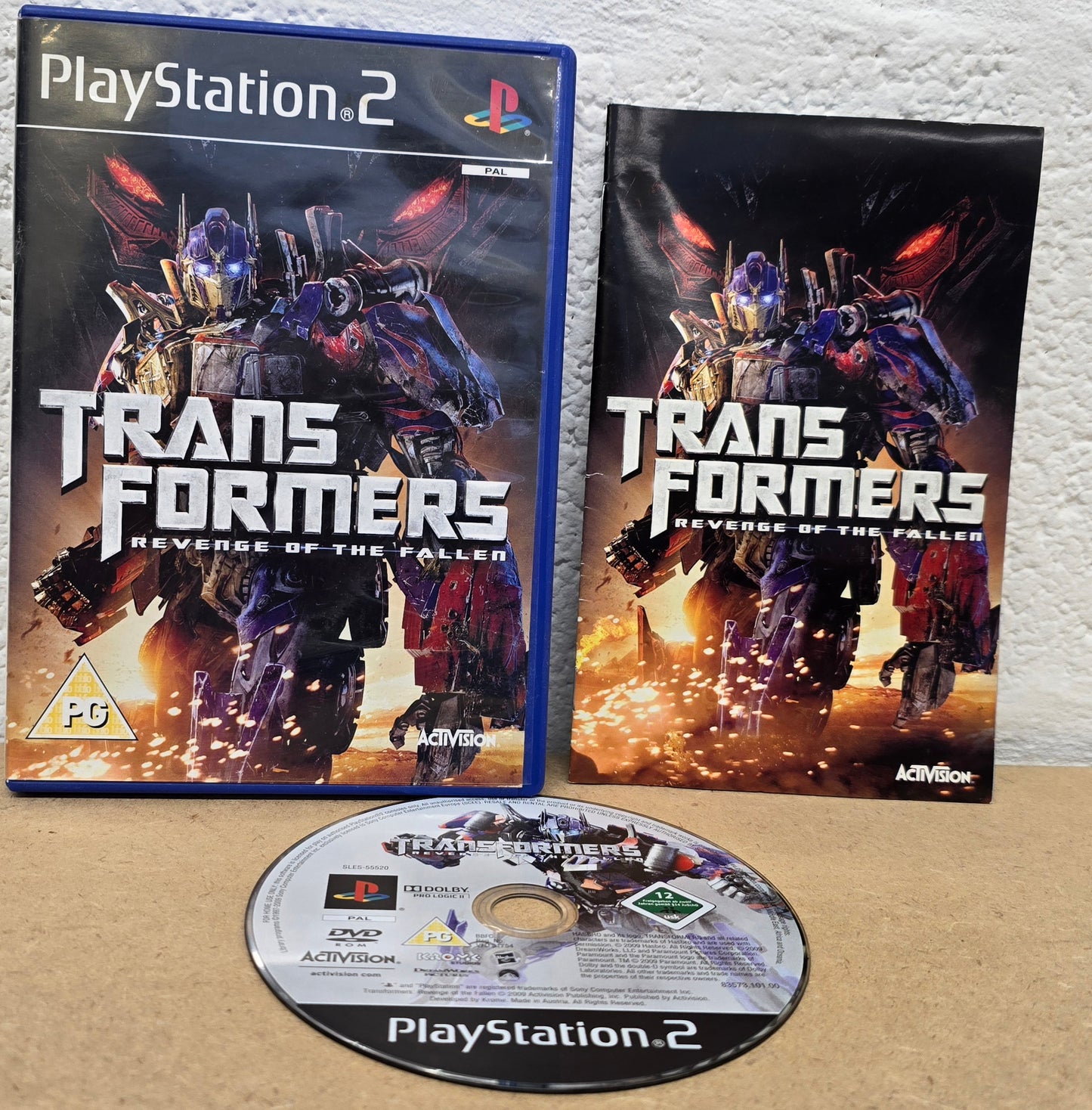 Transformers Revenge of the Fallen Sony Playstation 2 (PS2) Game