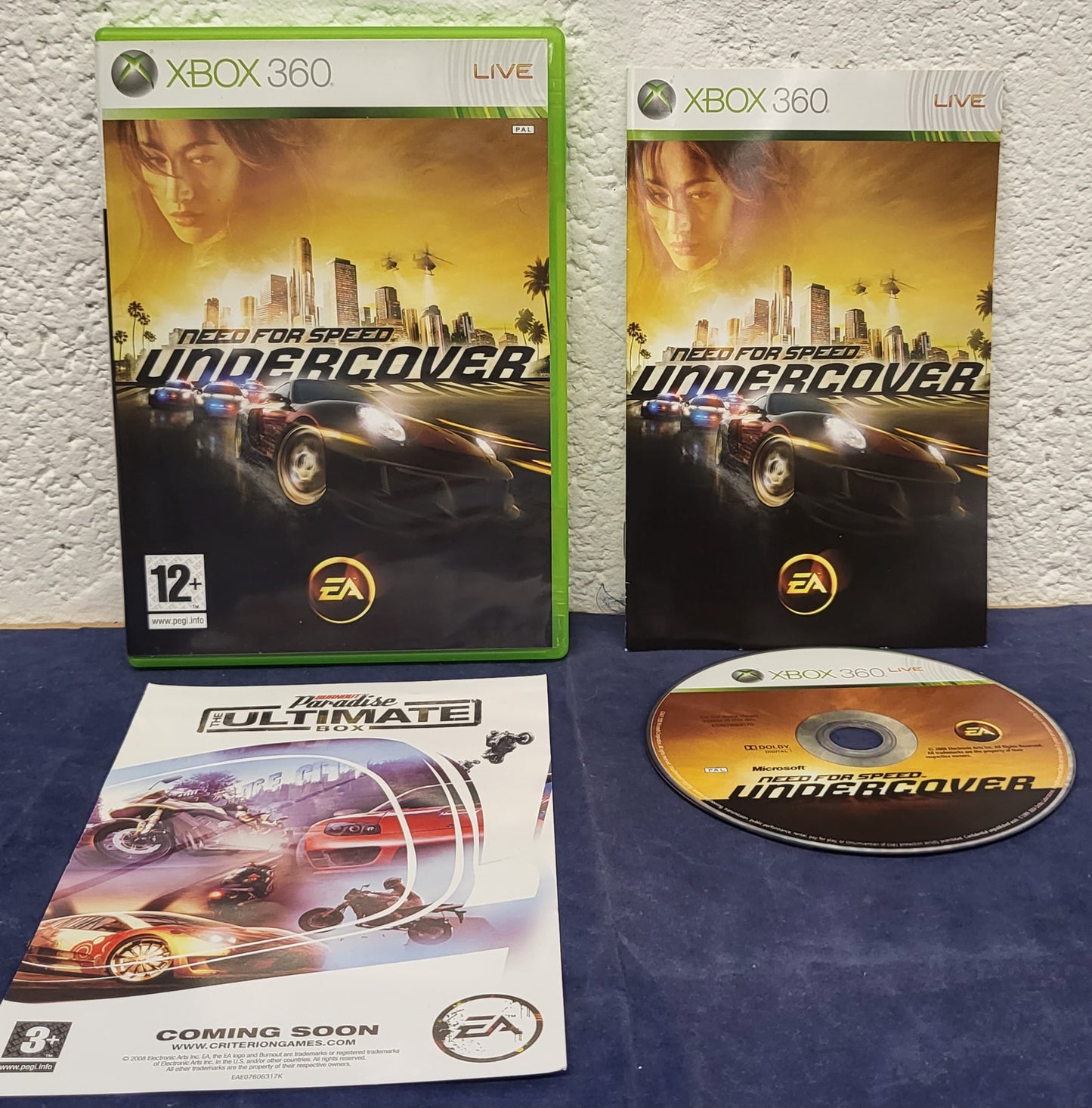 Need for Speed Undercover Microsoft Xbox 360 Game