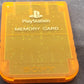 Orange RARE Long Board Memory Card Sony Playstation 1 (PS1)
