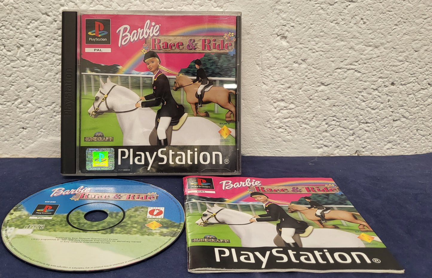 Barbie Race & Ride Sony Playstation 1 (PS1) Game