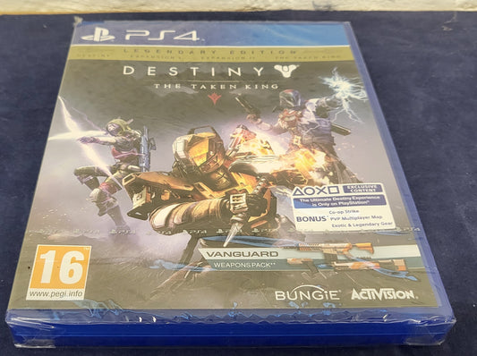 Brand New and Sealed Destiny The Taken King Legendary Edition Expansion 1 & 2 Sony Playstation 4 (PS4)