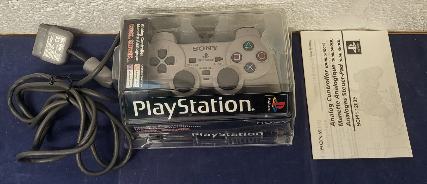 Boxed Sony Playstation 1 (PS1) Analog Controller SCPH 1200 e