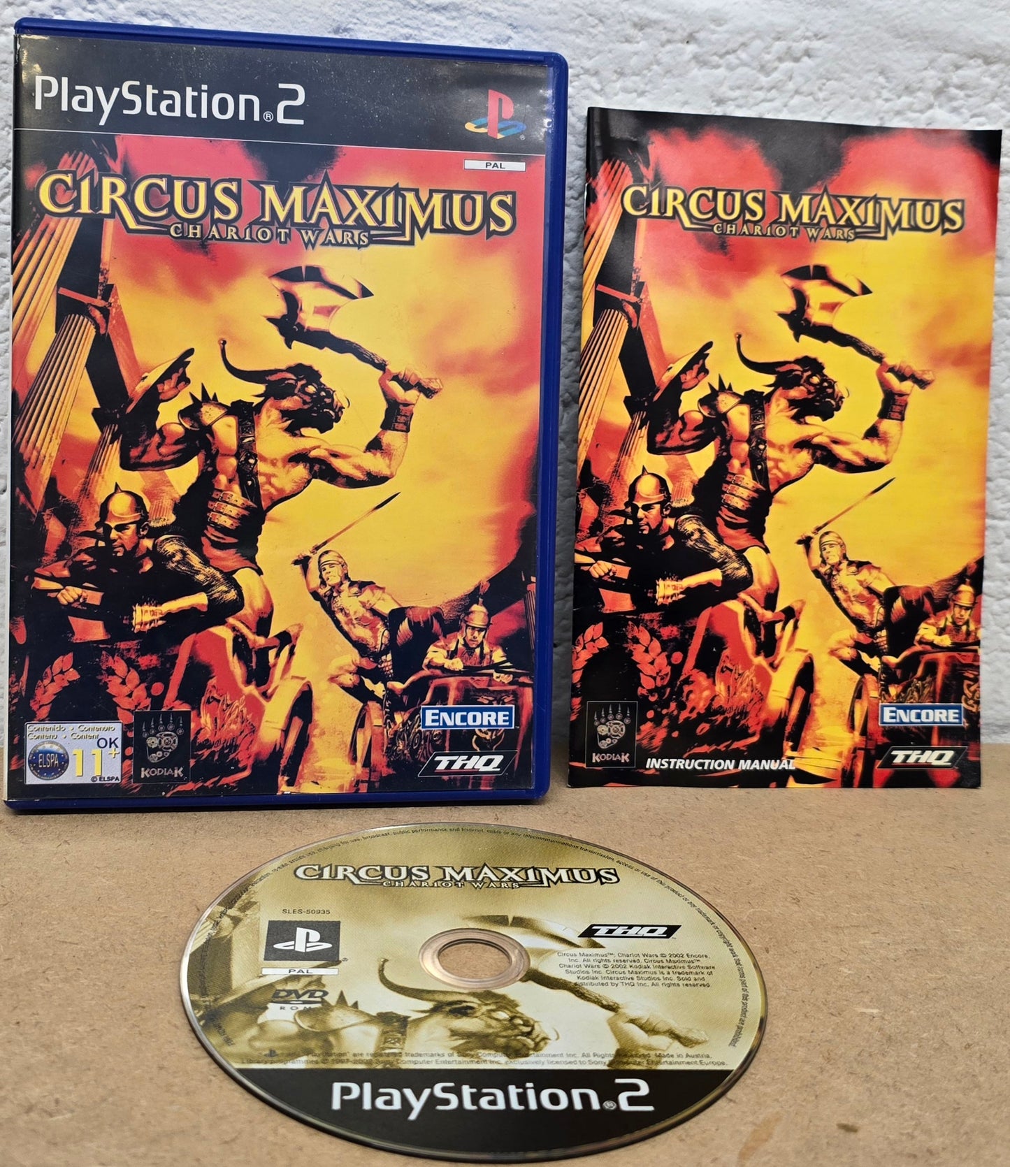 Circus Maximus Chariot Wars Sony Playstation 2 (PS2) Game