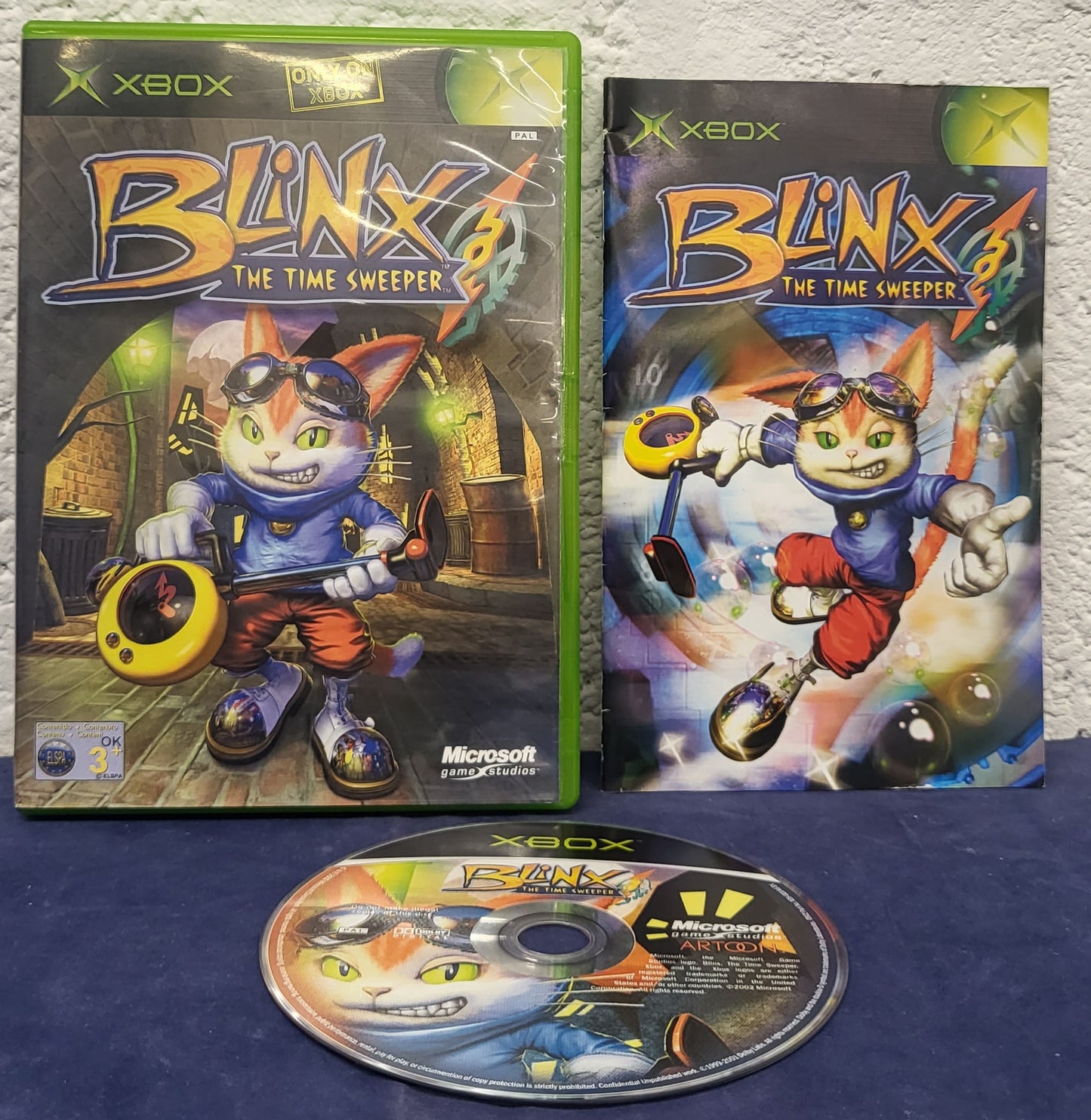 Blinx the Time Sweeper Microsoft Xbox Game