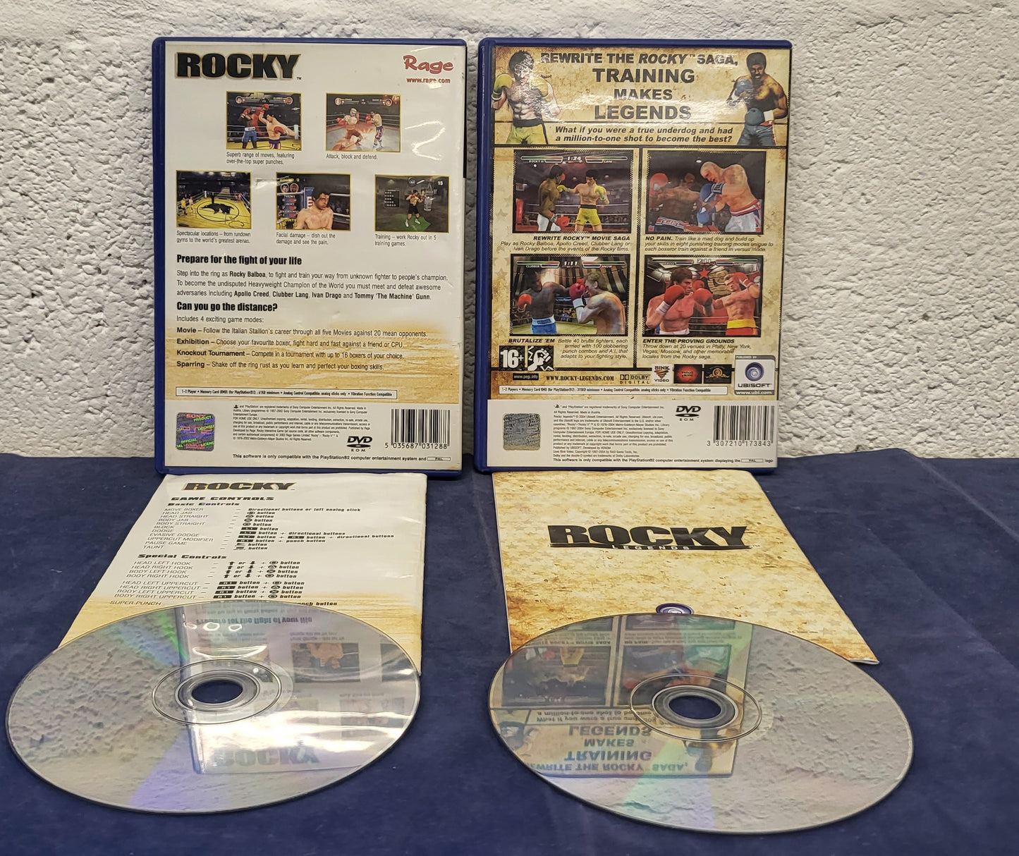 Rocky & Rocky Legends Sony Playstation 2 (PS2)