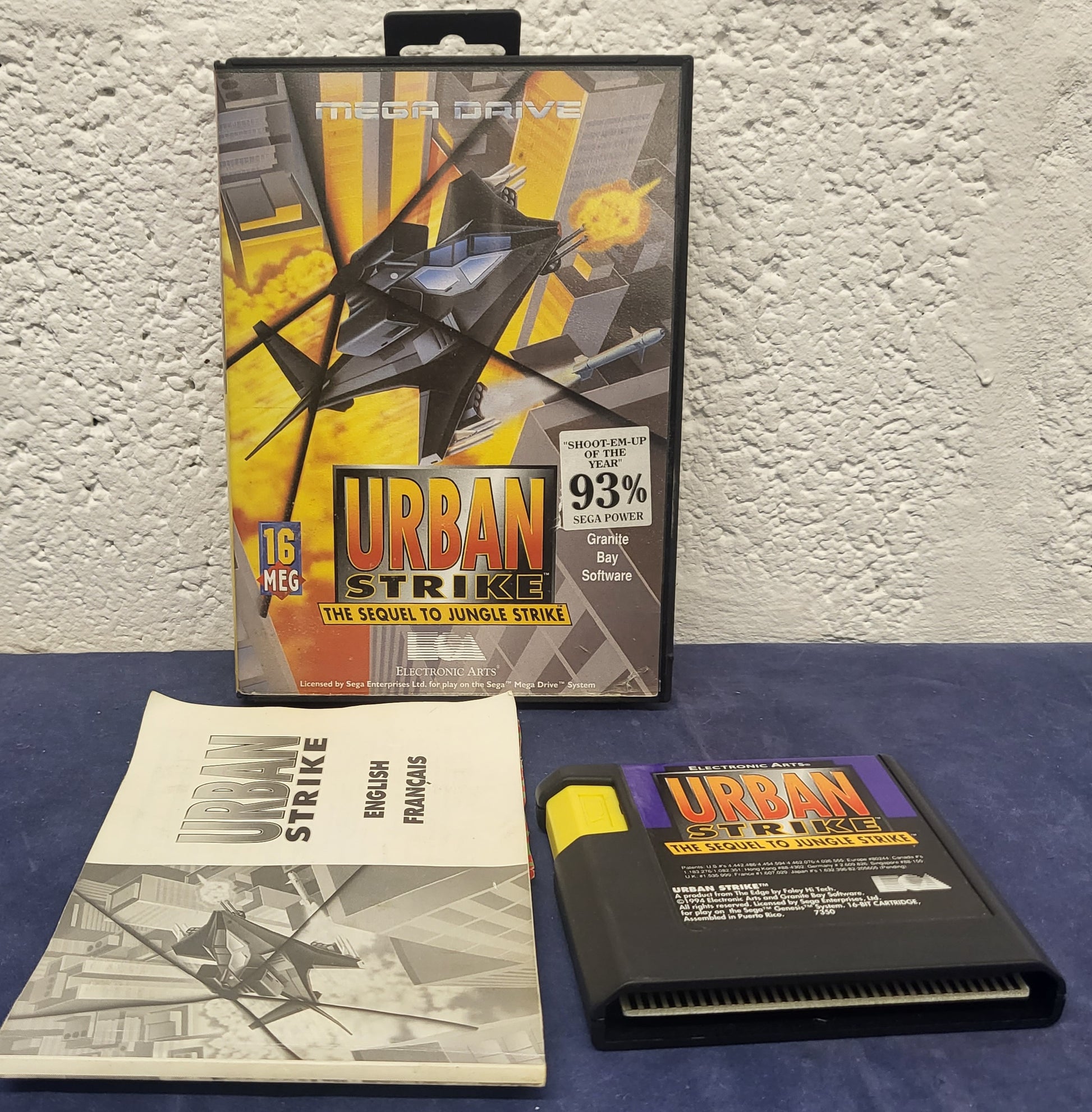 Urban Strike Sega Mega Drive Game