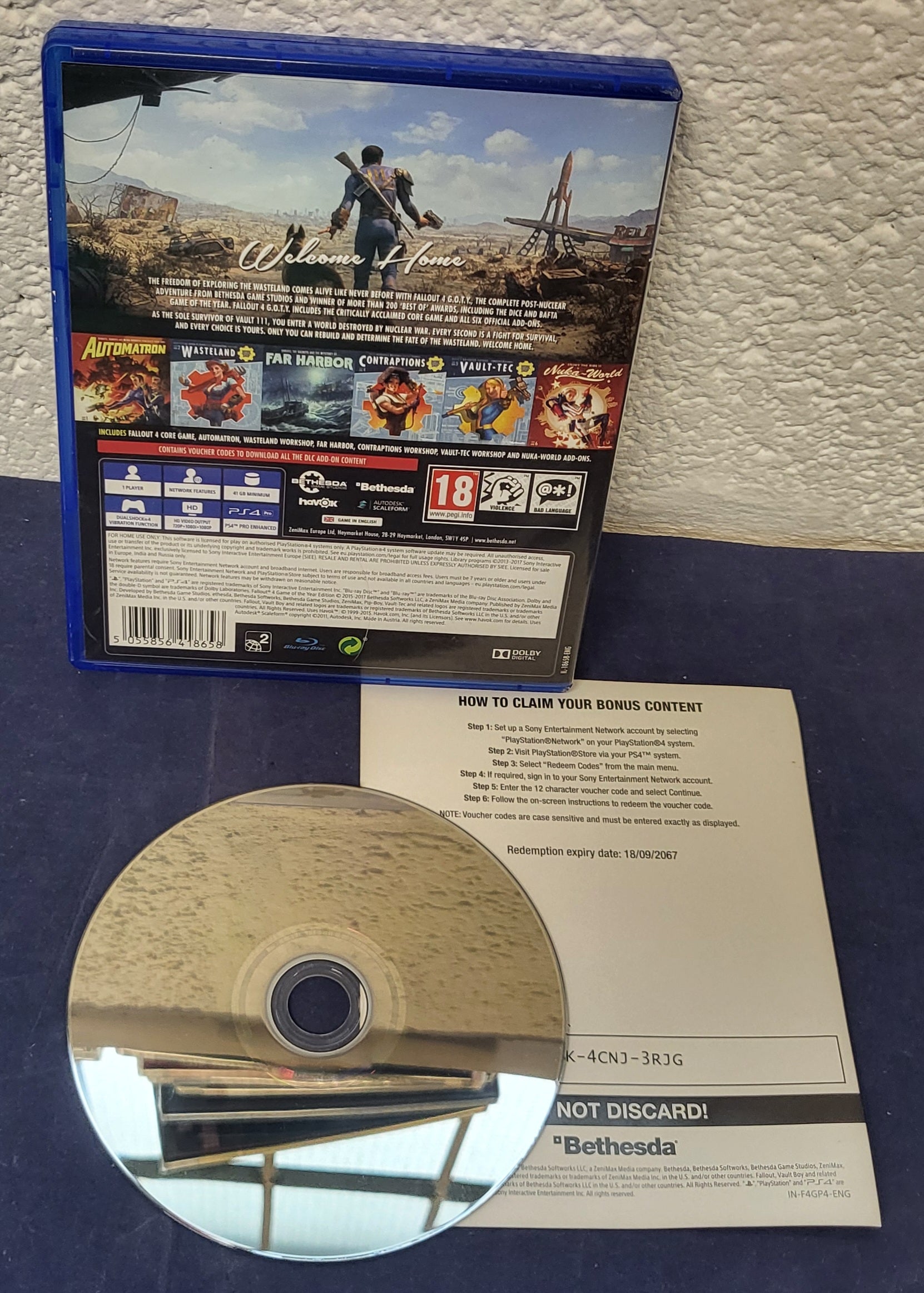 Fallout 4 Game of the Year Edition Sony Playstation 4 (PS4) – Retro Gamer  Heaven