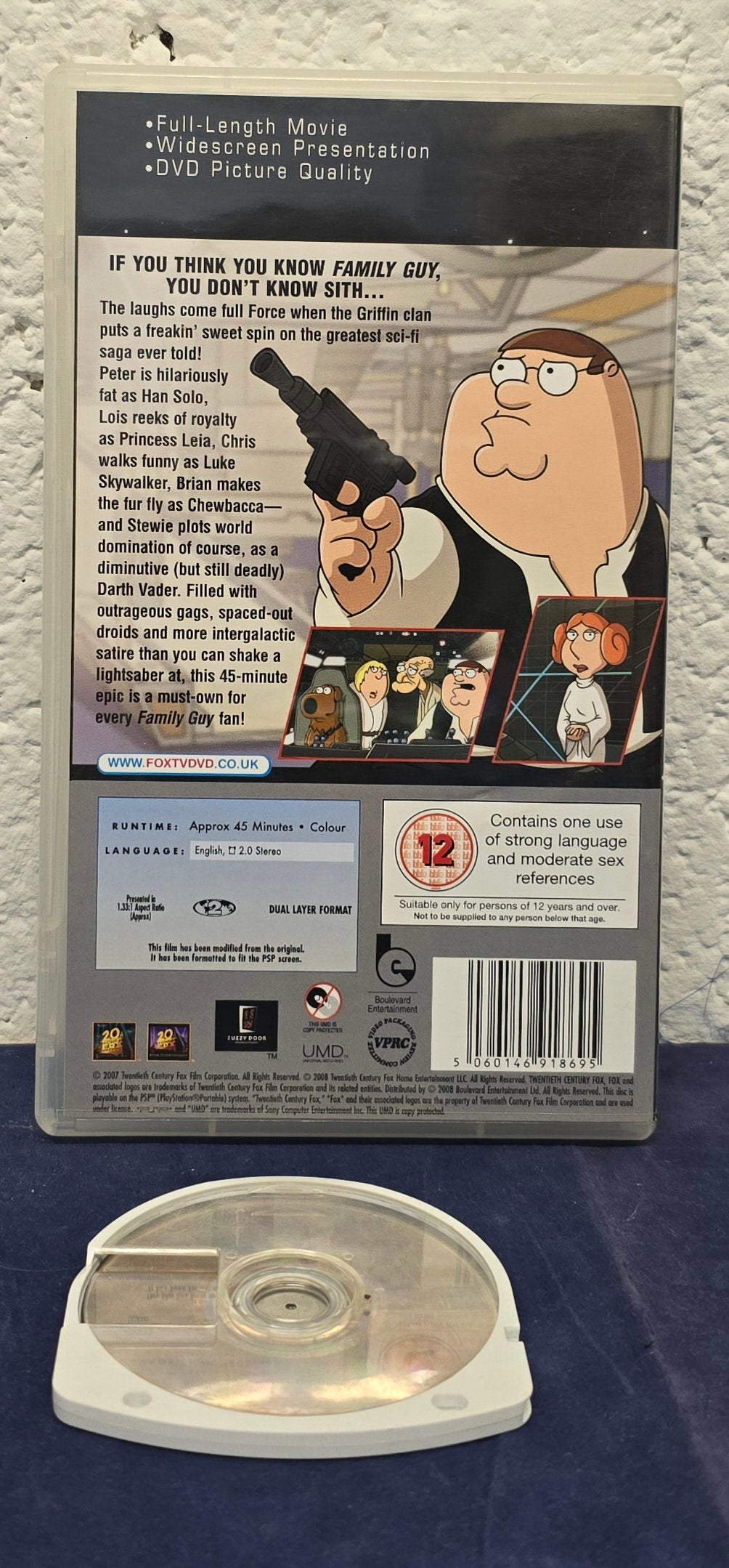 Family Guy Presents Blue Harvest Sony PSP UMD