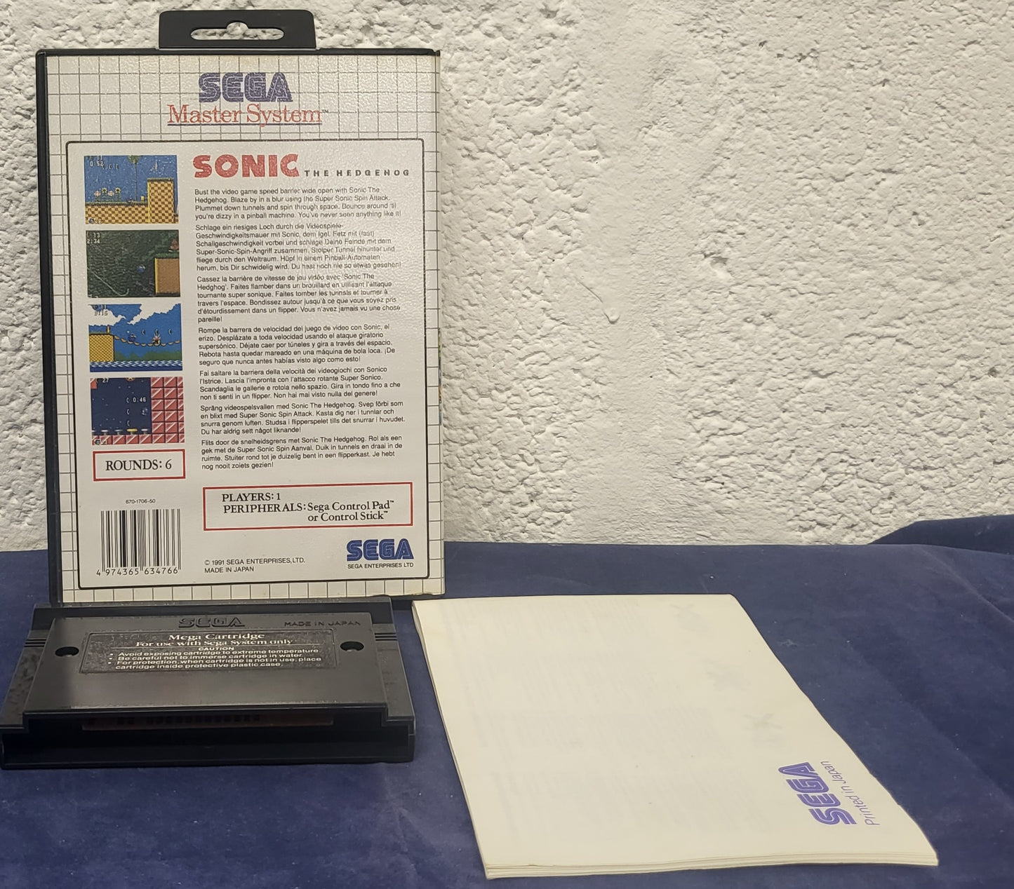 Sonic the Hedgehog Sega Master System