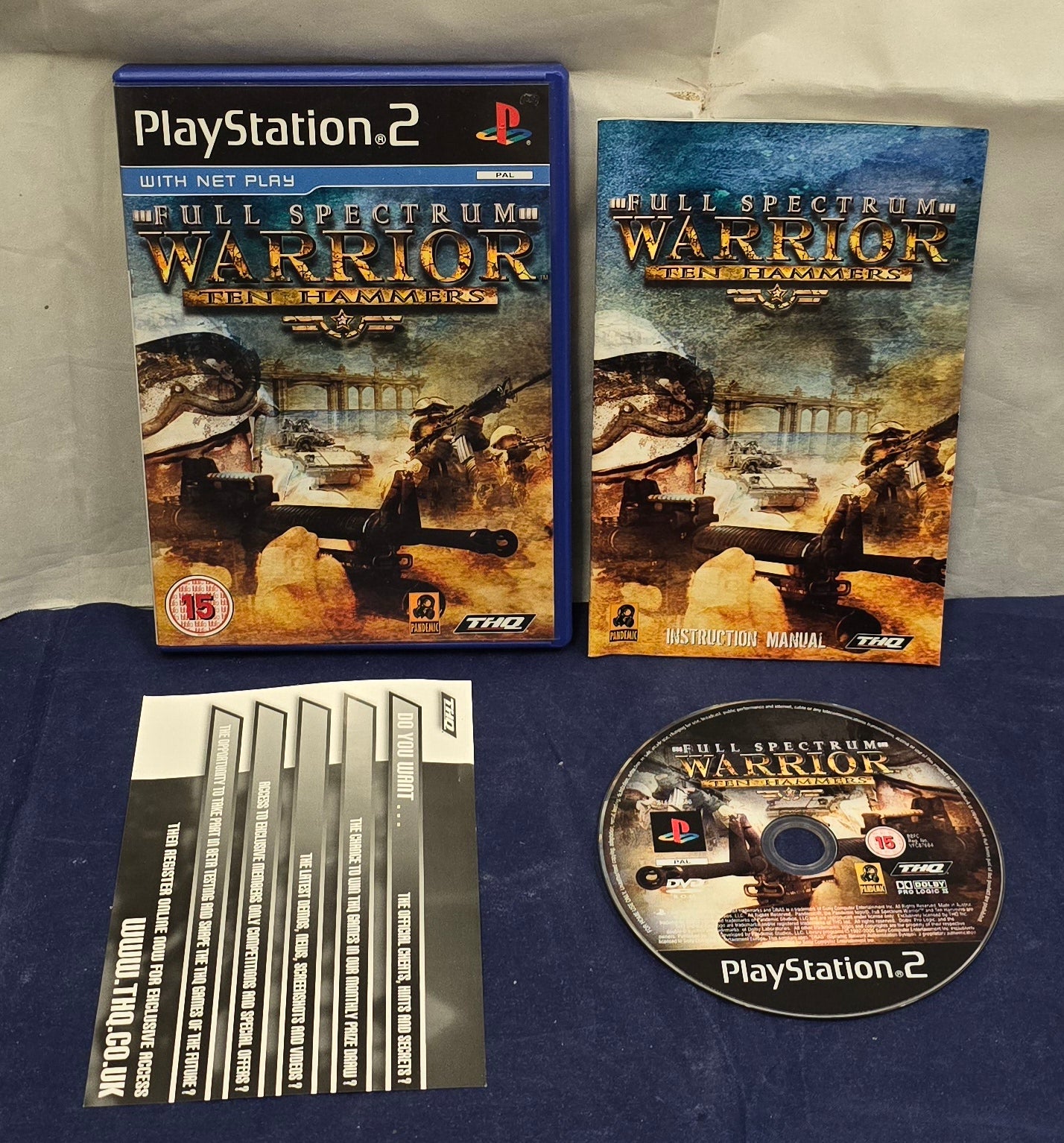 Full Spectrum Warrior Ten Hammers Sony Playstation 2 (PS2) Game