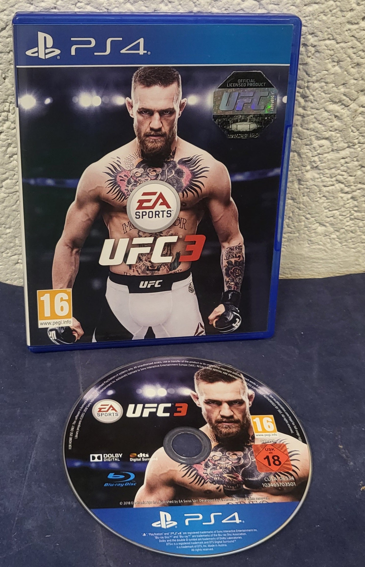 UFC 3 Sony Playstation 4 (PS4) Game