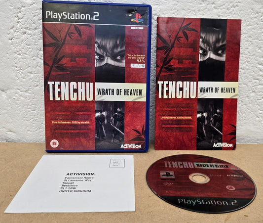 Tenchu Wrath of Heaven Sony Playstation 2 (PS2) Game