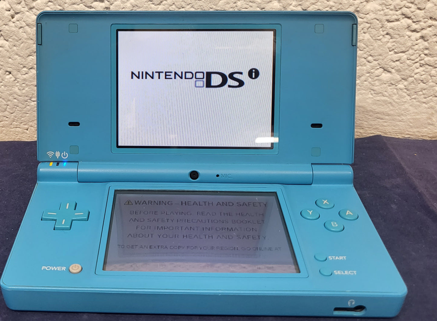 Light Blue Nintendo DSi Console with ULTRA RARE Official 8MB SD Card
