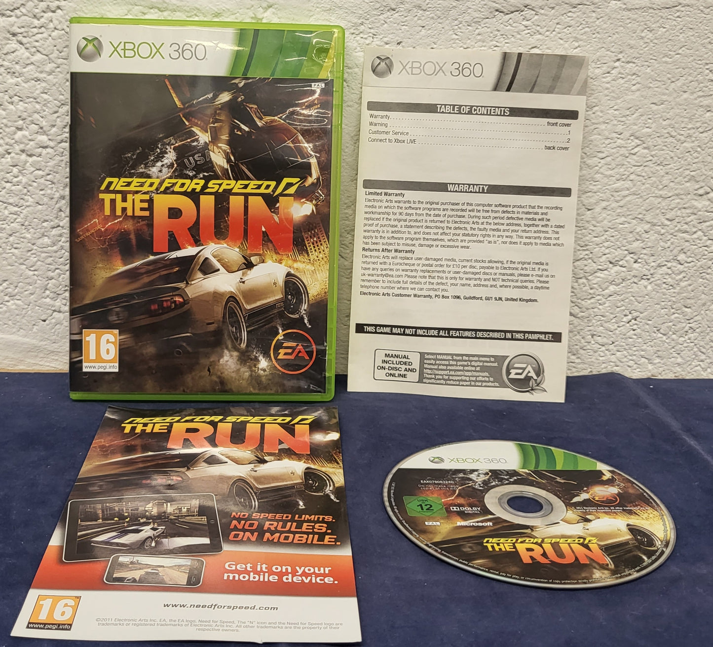 Need for Speed the Run Microsoft Xbox 360