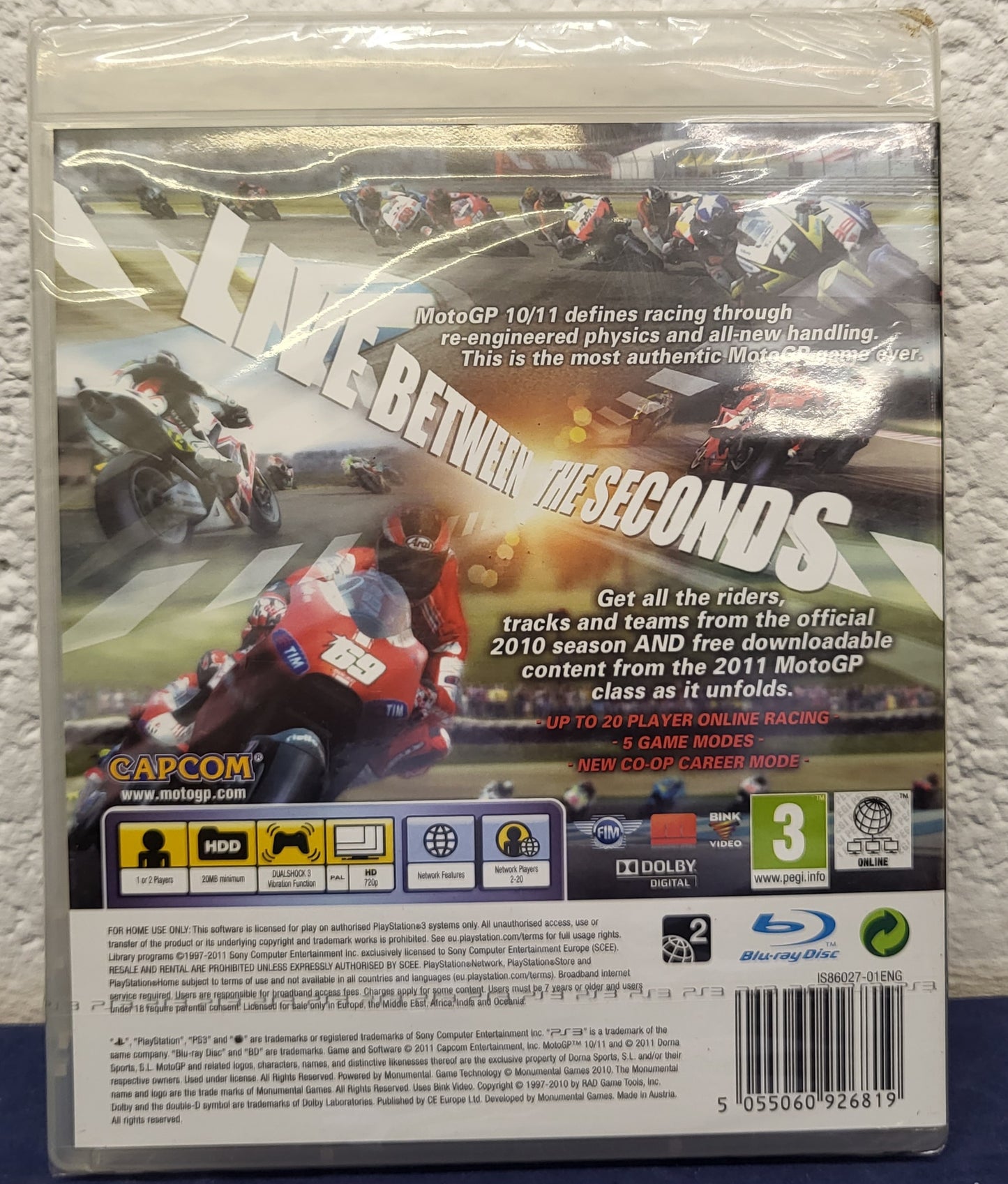 Brand New and Sealed MotoGP 10/11 Sony Playstation 3 (PS3)