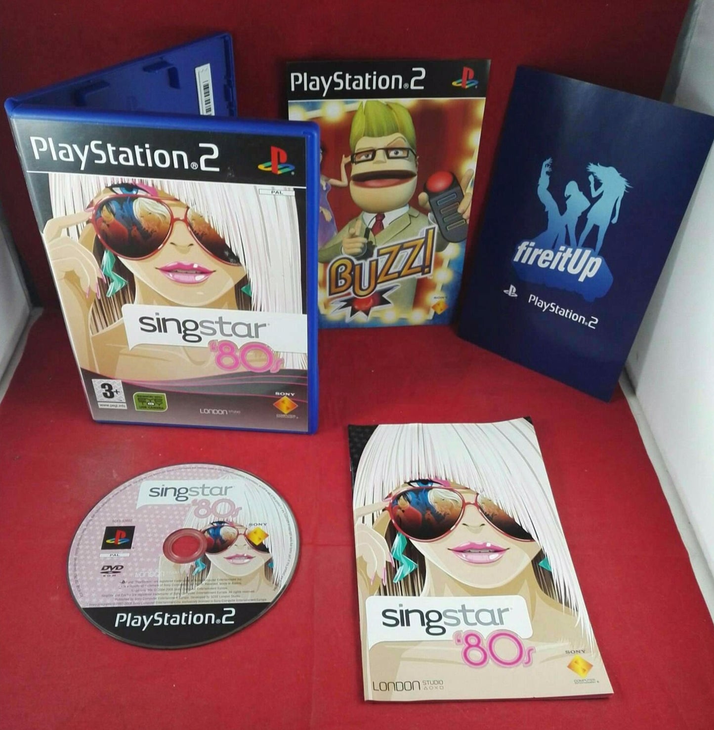 Singstar 80's Sony Playstation 2 (PS2) Game