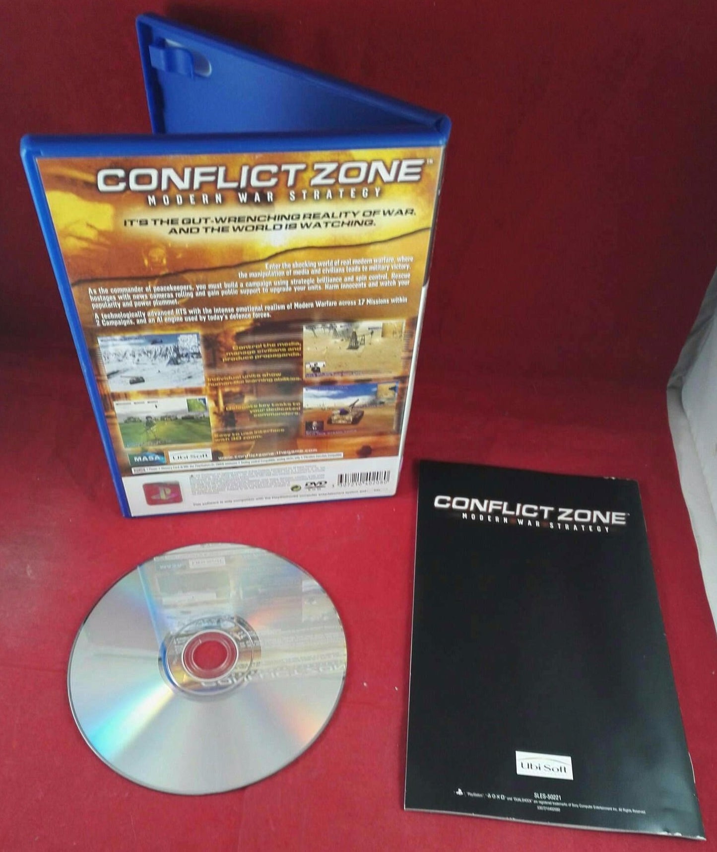 Conflict Zone Modern War Strategy Sony Playstation 2 (PS2) Game