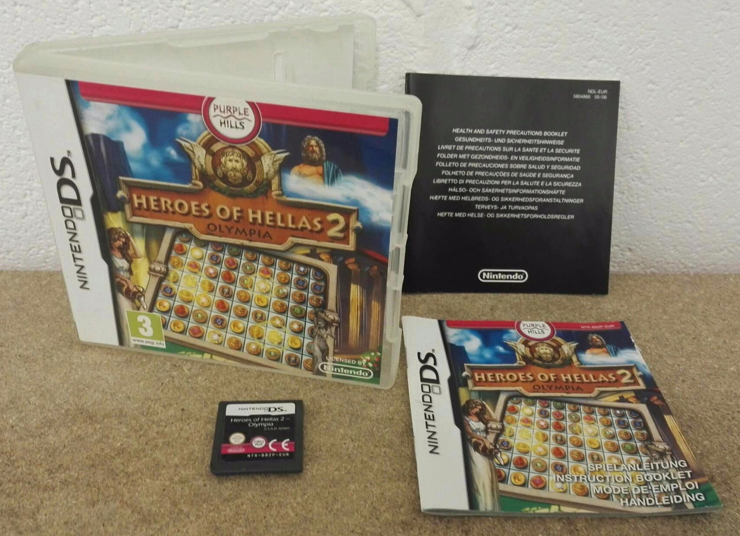 Heroes of Hellas 2 Olympia Nintendo DS Game