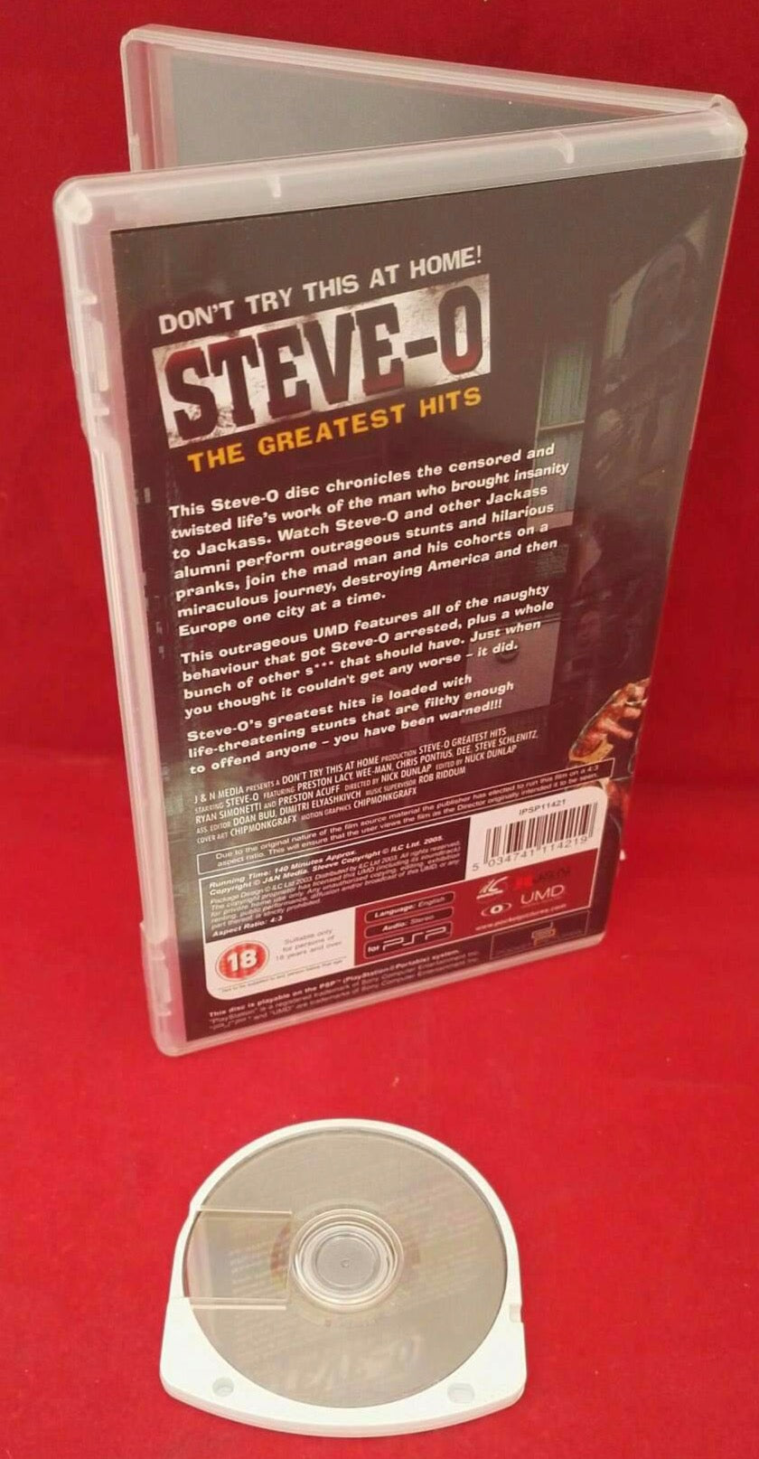 Steve-O the Greatest Hits Sony PSP UMD