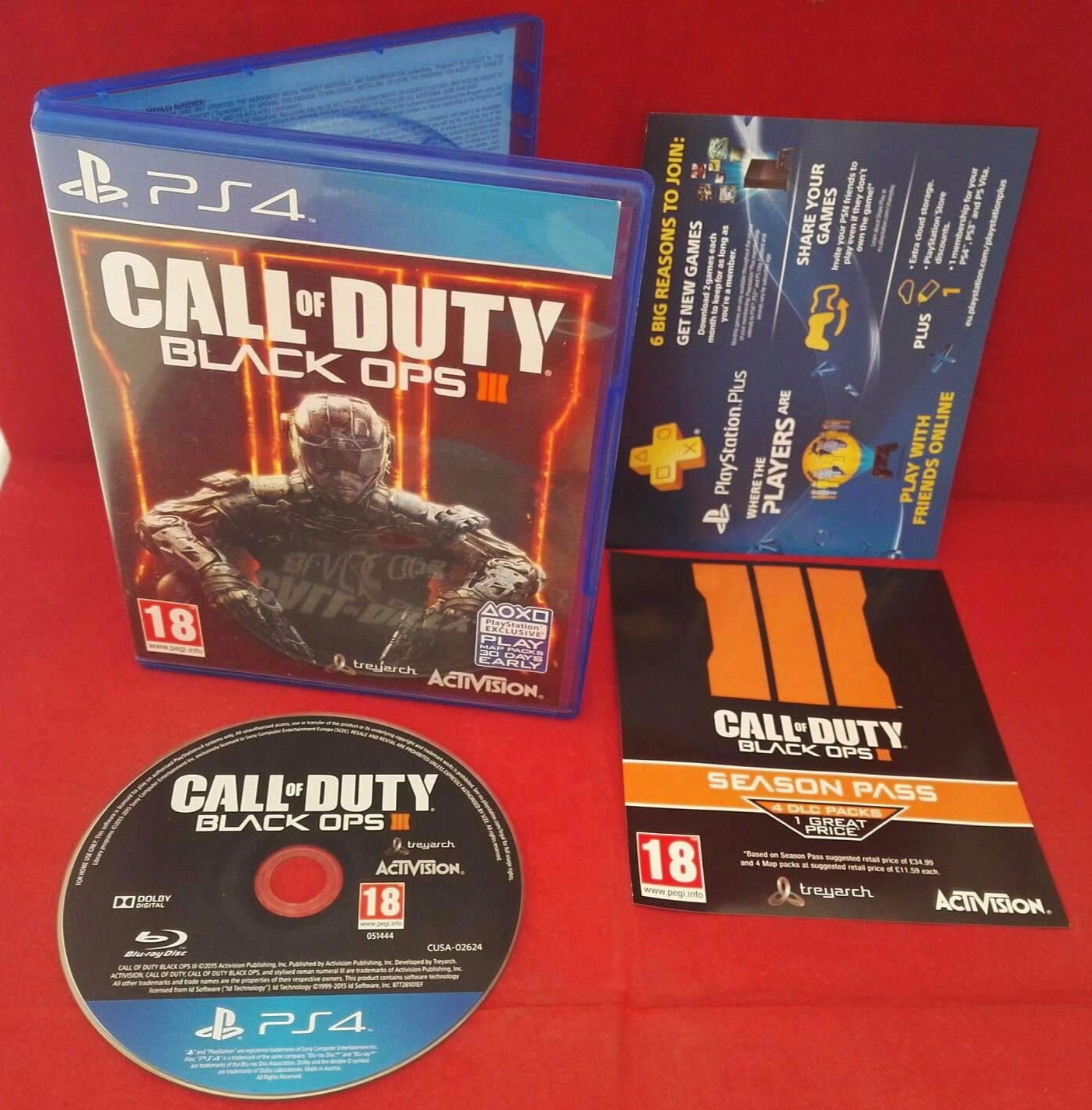 Call of Duty Black Ops III Sony Playstation 4 (PS4) Game