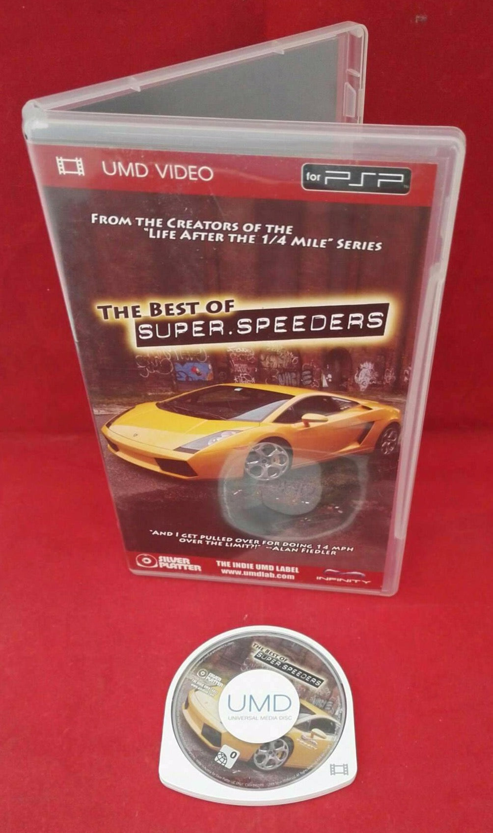 The Best of Super Speeders Sony PSP RARE UMD