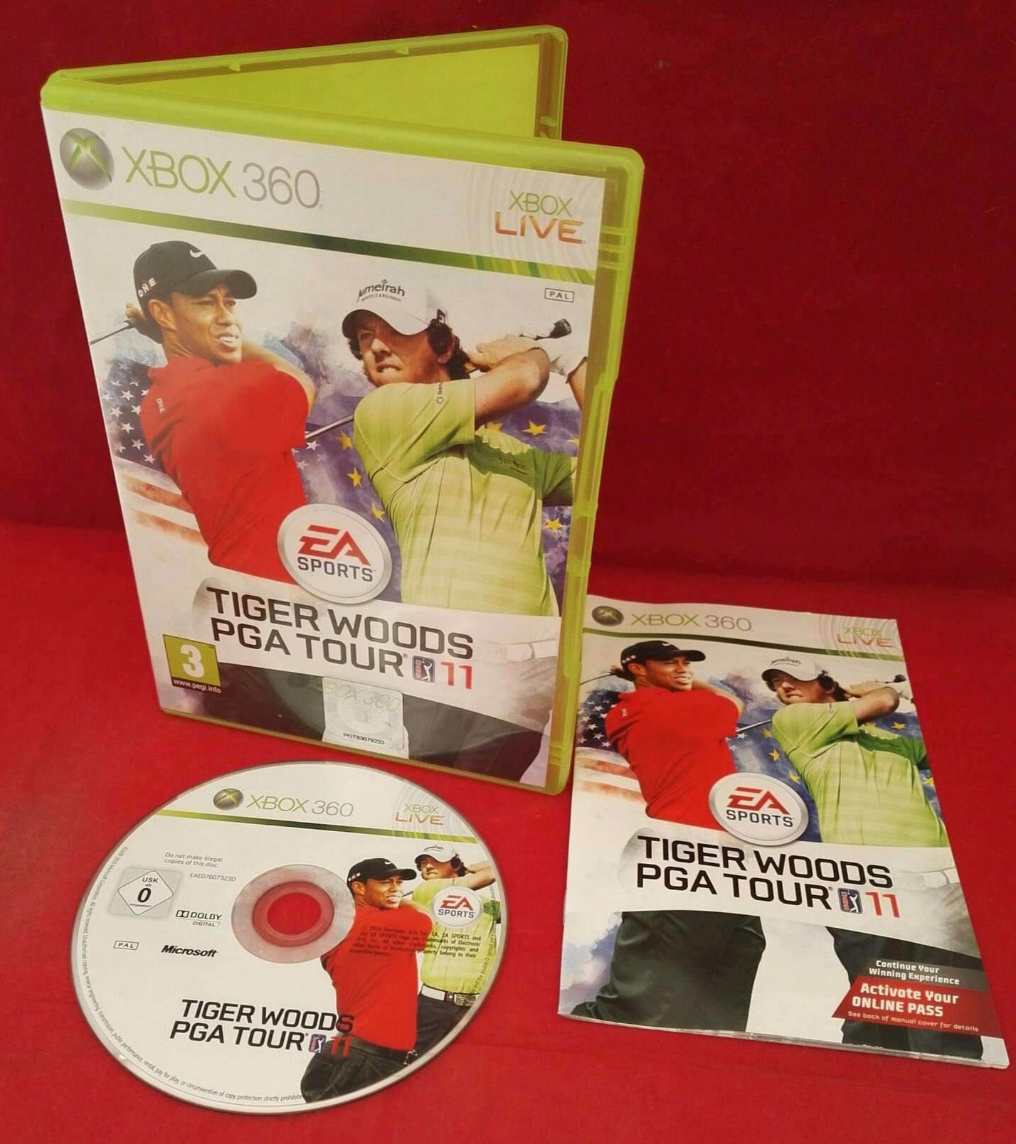Tiger Woods PGA Tour 11 Microsoft Xbox 360 Game