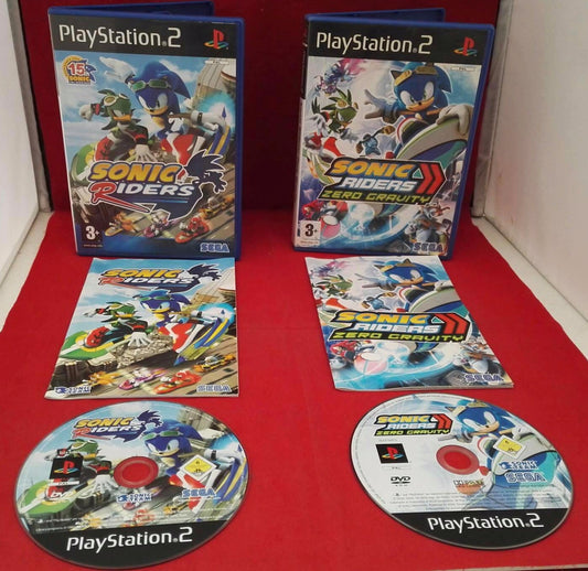 Sonic Riders & Sonic Riders Zero Gravity Sony Playstation 2 (PS2) Game Bundle