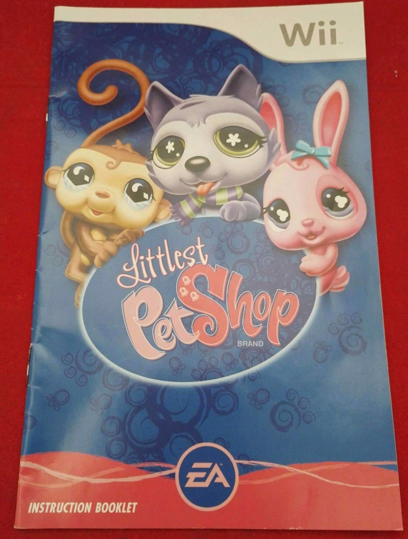 Littlest Pet Shop Nintendo Wii Spare Manual Only