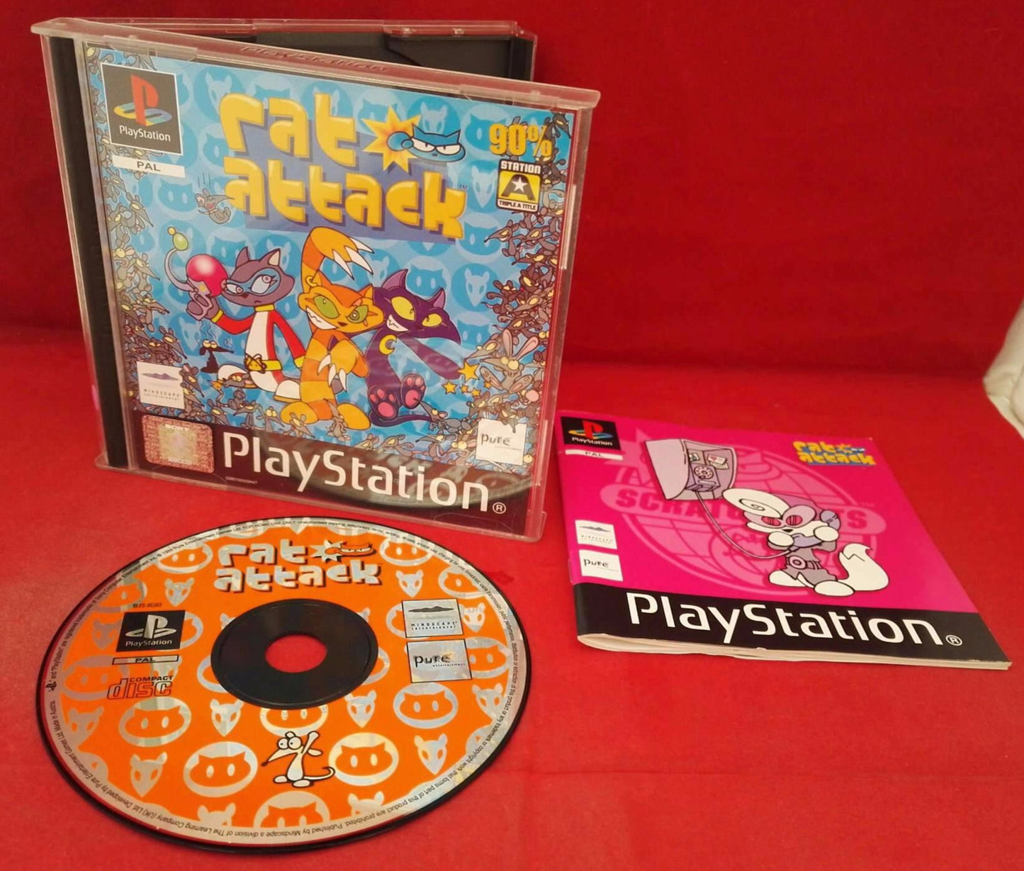 Rat Attack Sony Playstation 1 (PS1) Game
