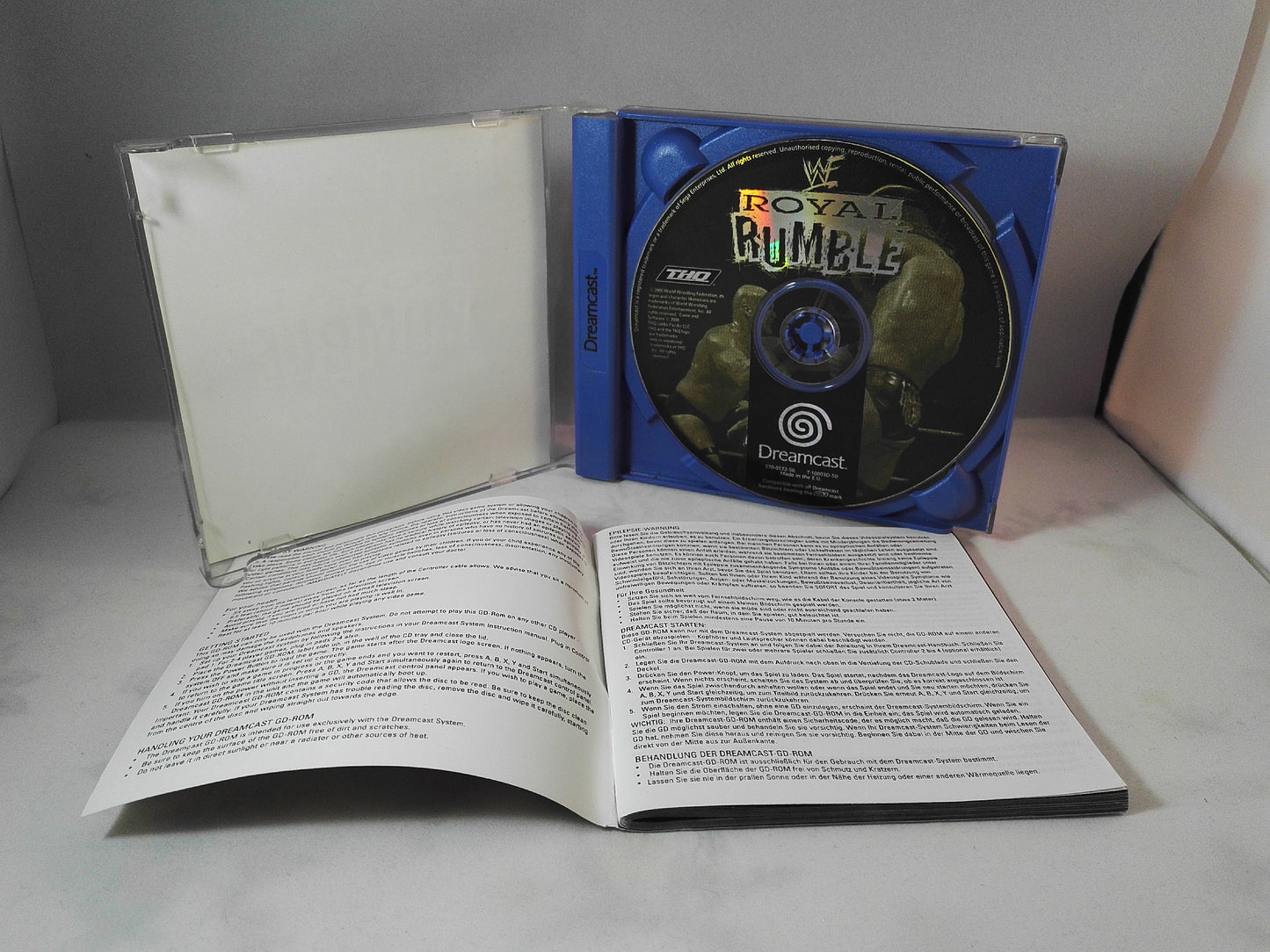 WWF Royal Rumble (Sega Dreamcast) game with WWF Royal Rumble 2008 DVD