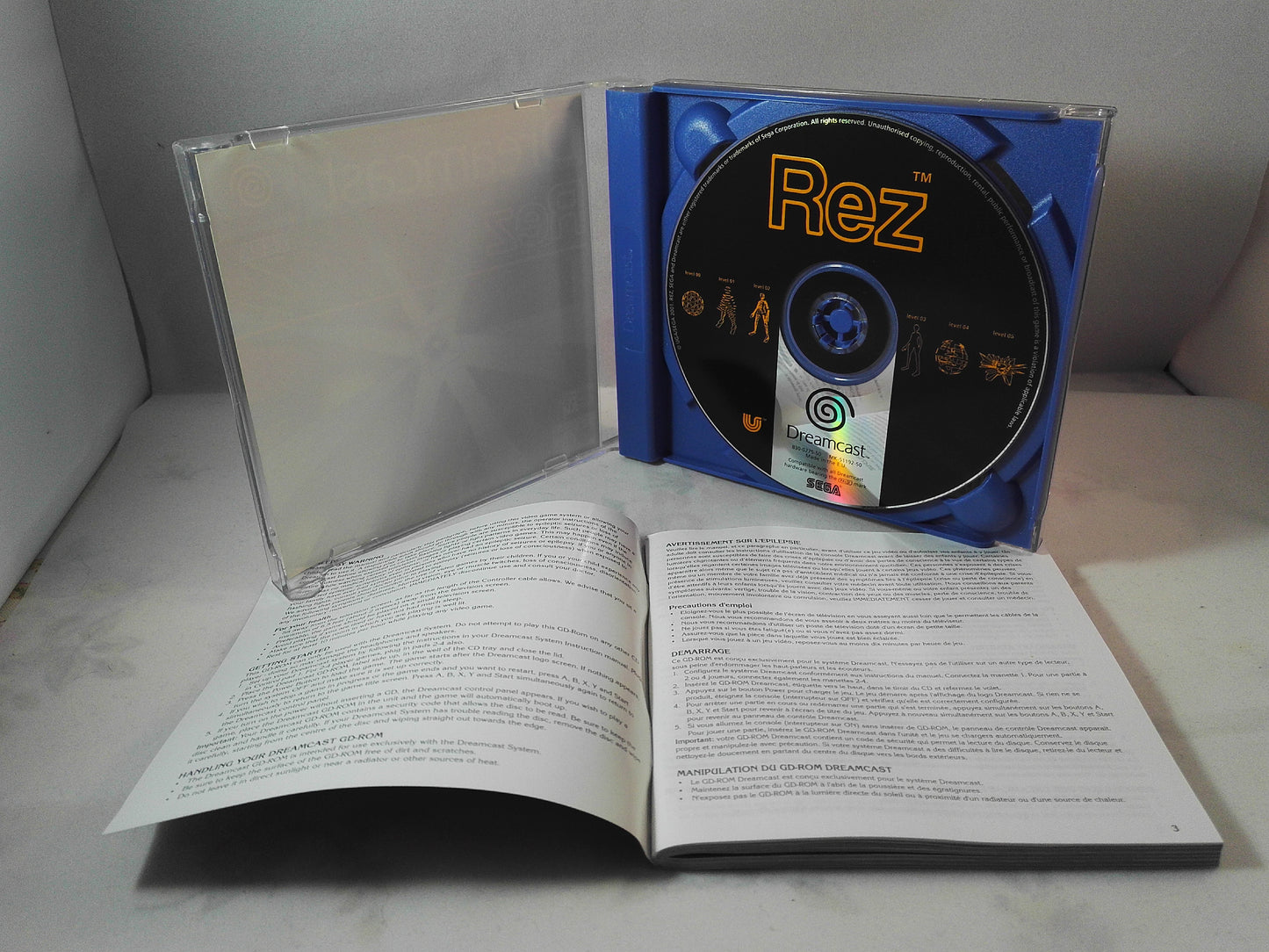 Rez (Sega Dreamcast) game