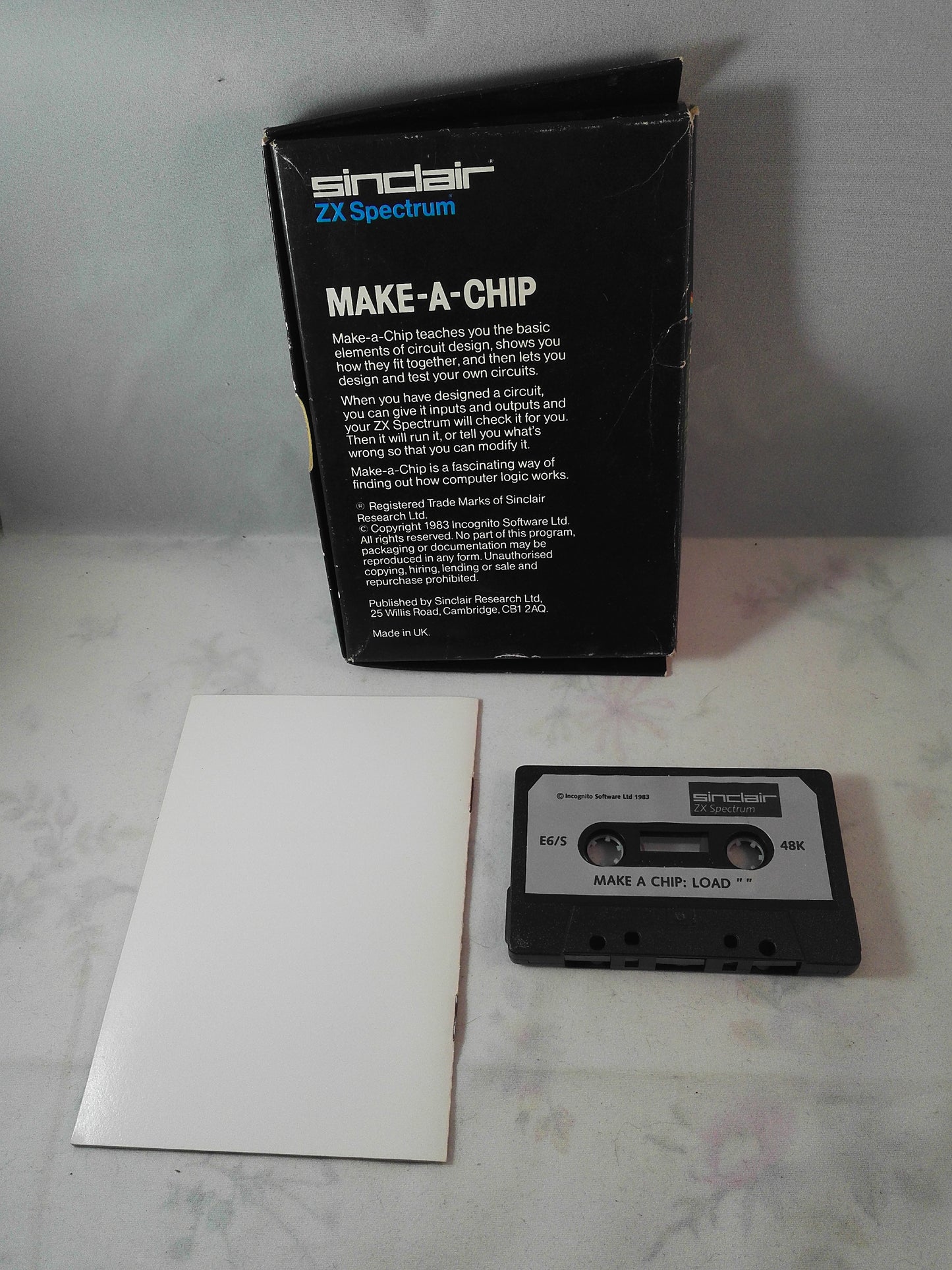 Make-A-Chip (Sinclair ZX Spectrum) game
