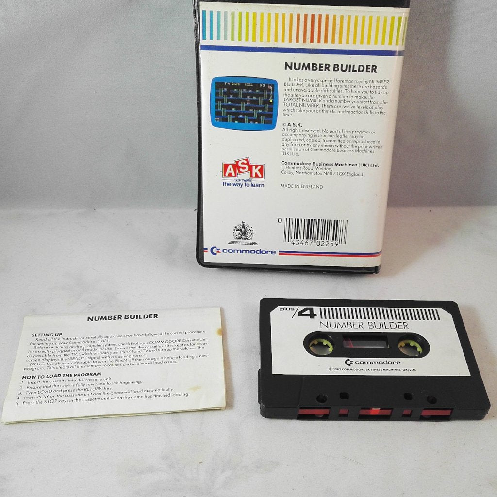 Number Builder (Commodore Plus/4) game