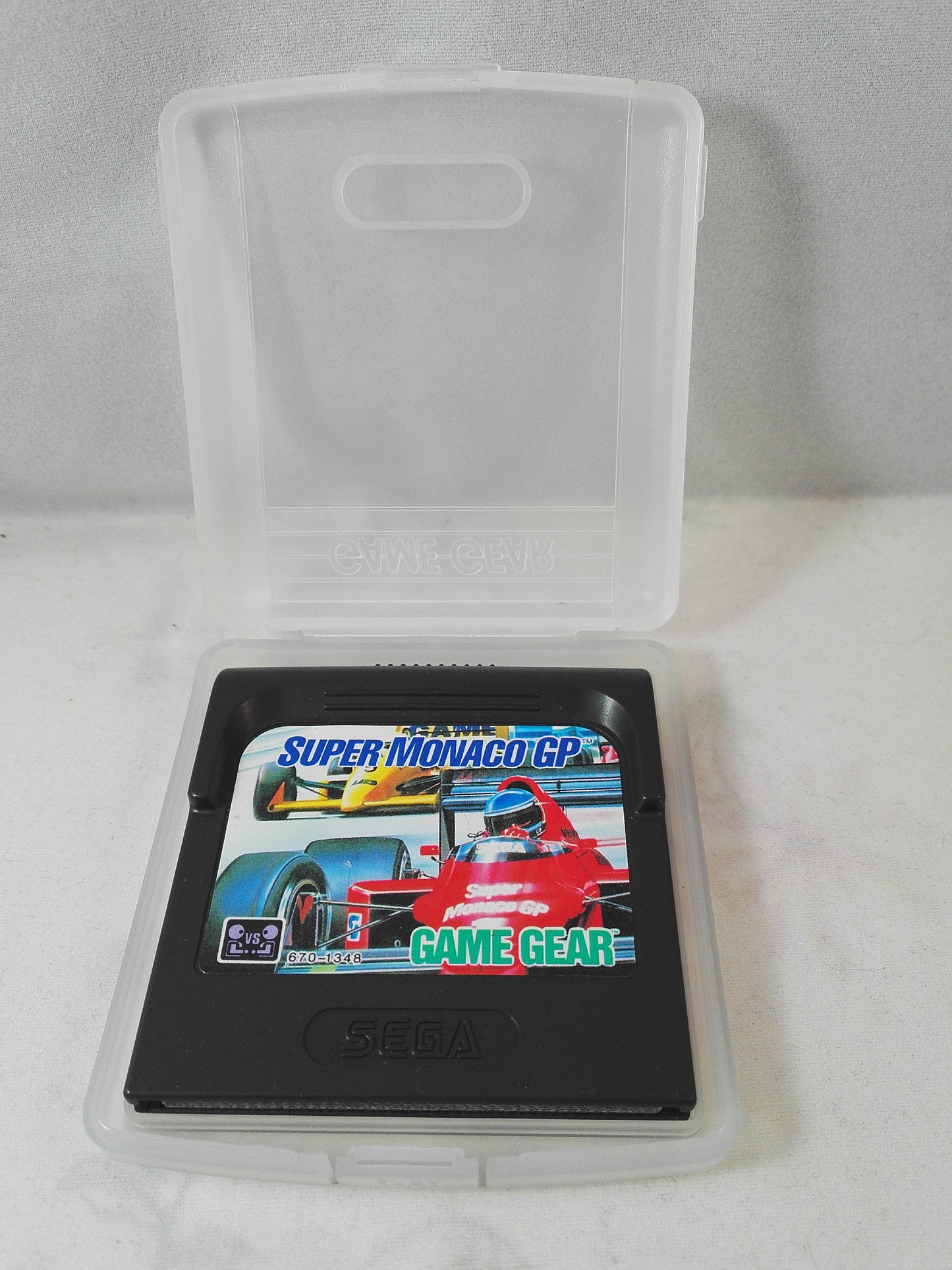 Super Monaco GP (Sega Game Gear) game in case