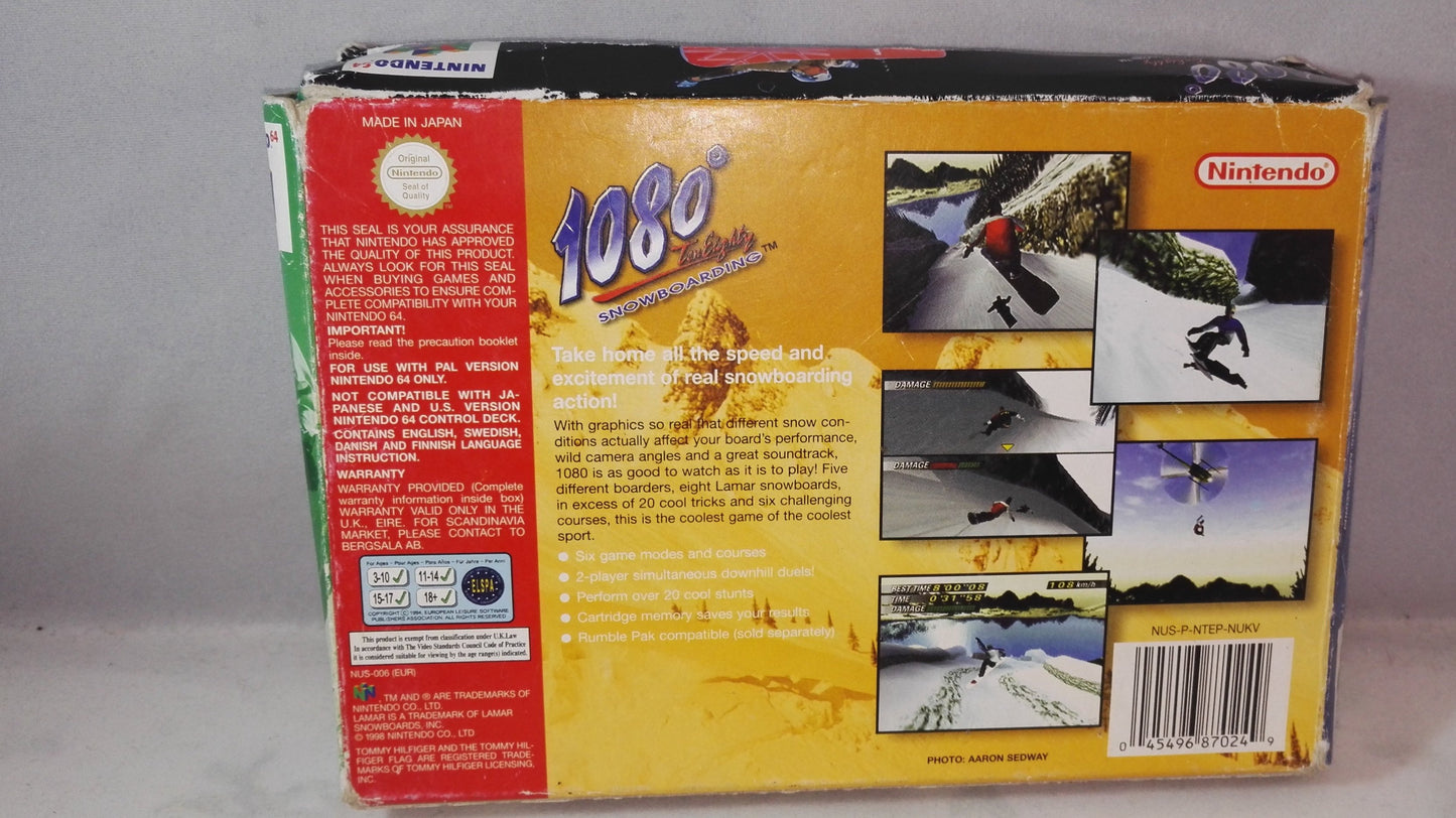 1080 Degrees Snowboarding (Nintendo 64 N64) Boxed Game