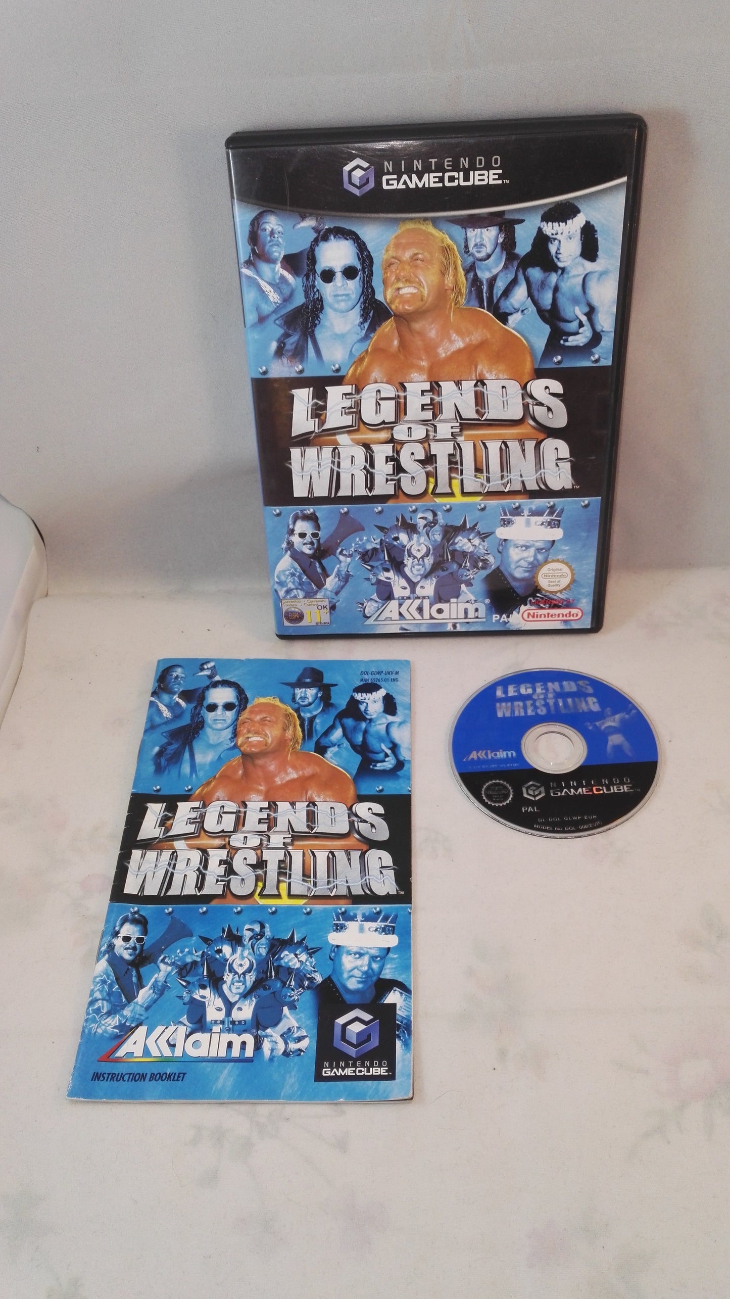 Legends of Wrestling & WWE Wrestlemania X 8 (Nintendo Gamecube) Game Bundle