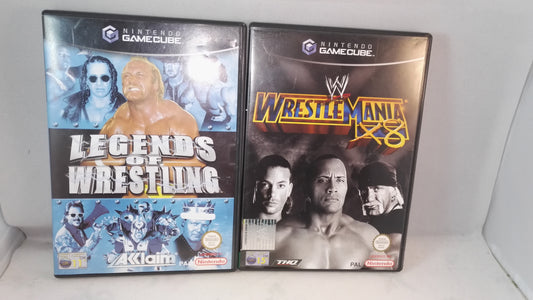 Legends of Wrestling & WWE Wrestlemania X 8 (Nintendo Gamecube) Game Bundle