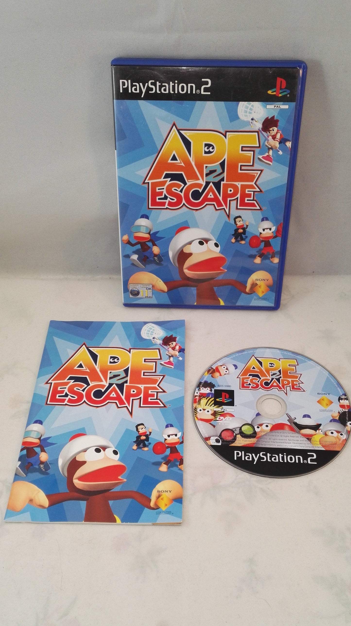 Ape Escape 2 PS2 (Sony Playstation 2) game