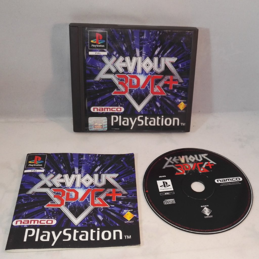 Xevious 3D/G+ PS1 (Sony Playstation 1) game