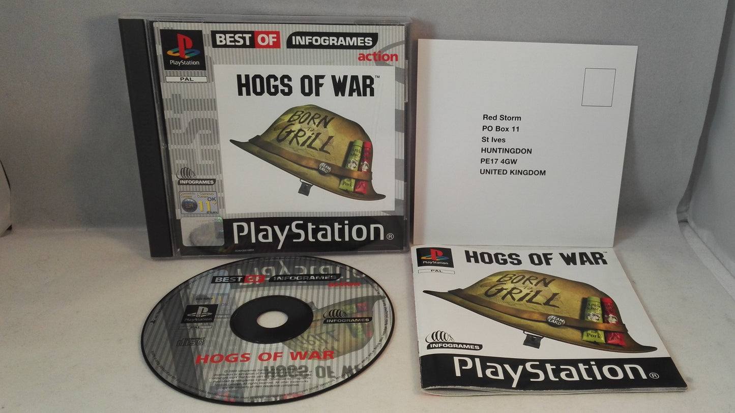 Hogs of War Sony Playstation 1 (PS1) Game