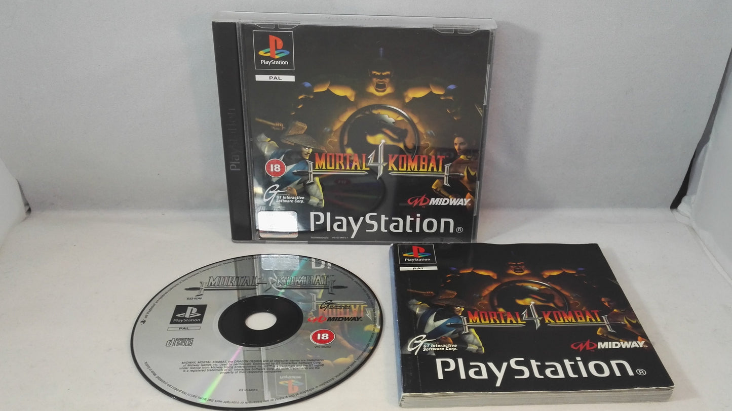 Mortal Kombat 4 PS1 (Sony Playstation 1) game