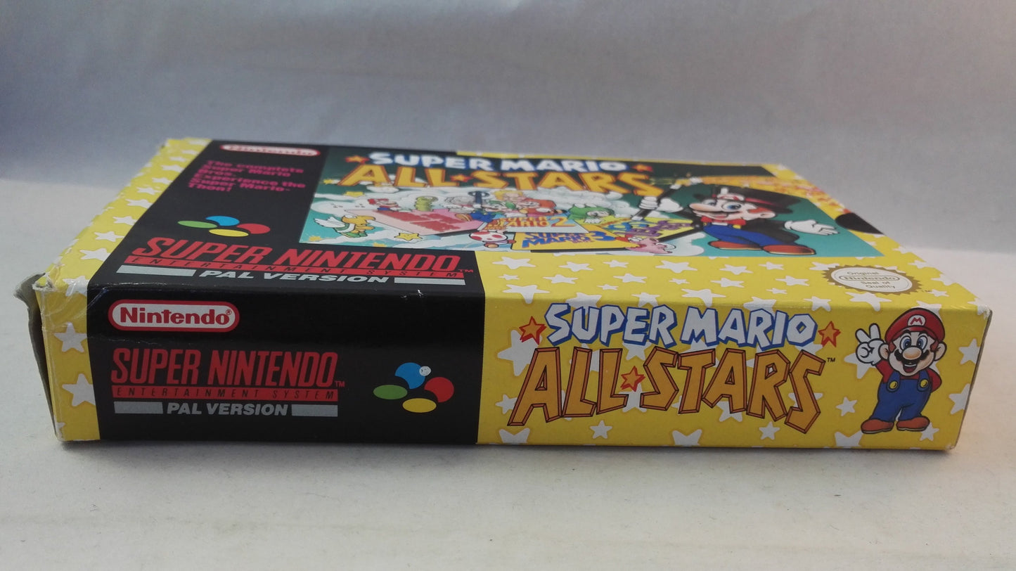 Super Mario All Stars SNES (Super Nintendo Entertainment System) boxed game