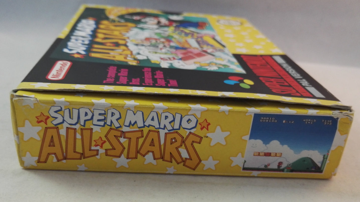 Super Mario All Stars SNES (Super Nintendo Entertainment System) boxed game