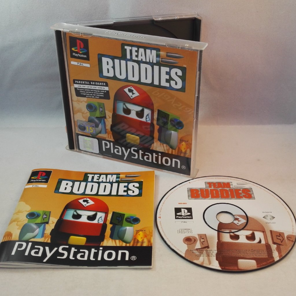 Team Buddies PS1 (Sony Playstation 1) Rare game