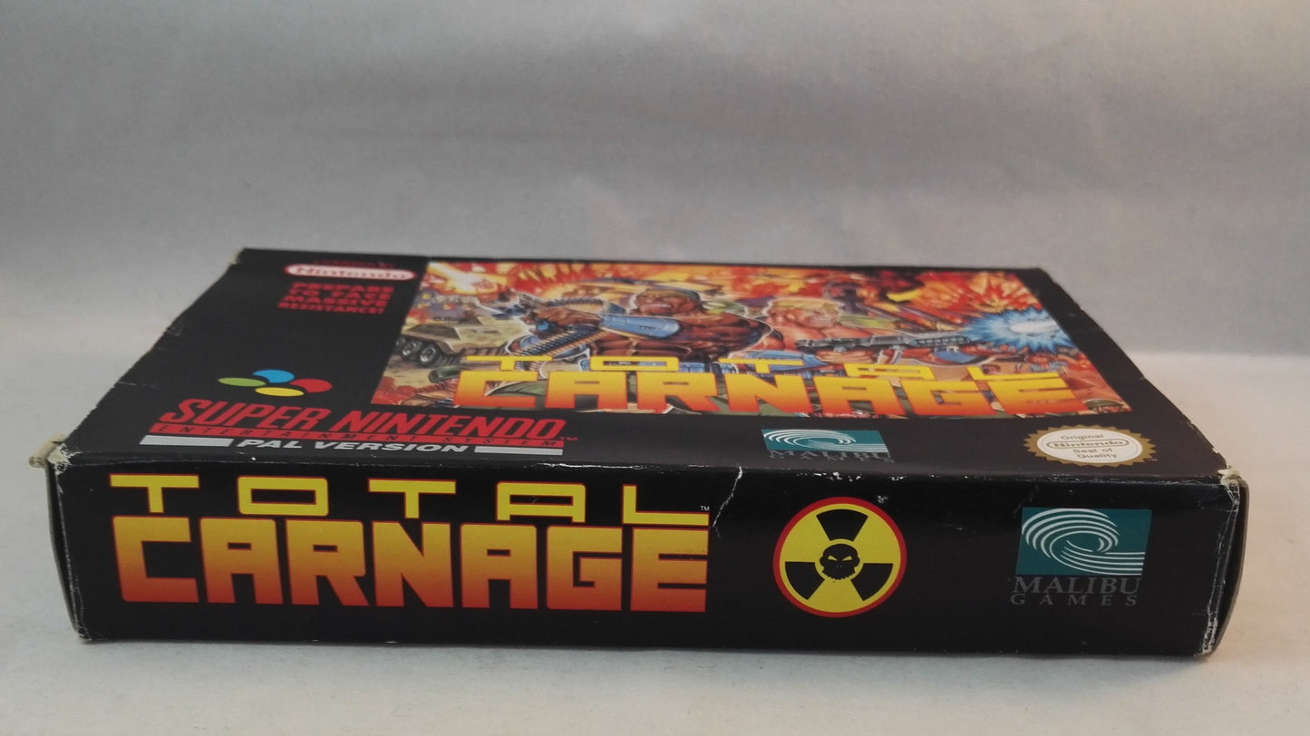 Total Carnage Super Nintendo (SNES) Game
