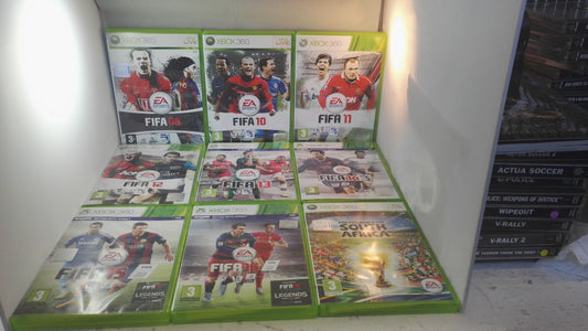 Fifa 08 - Fifa 16 Xbox 360 game bundle