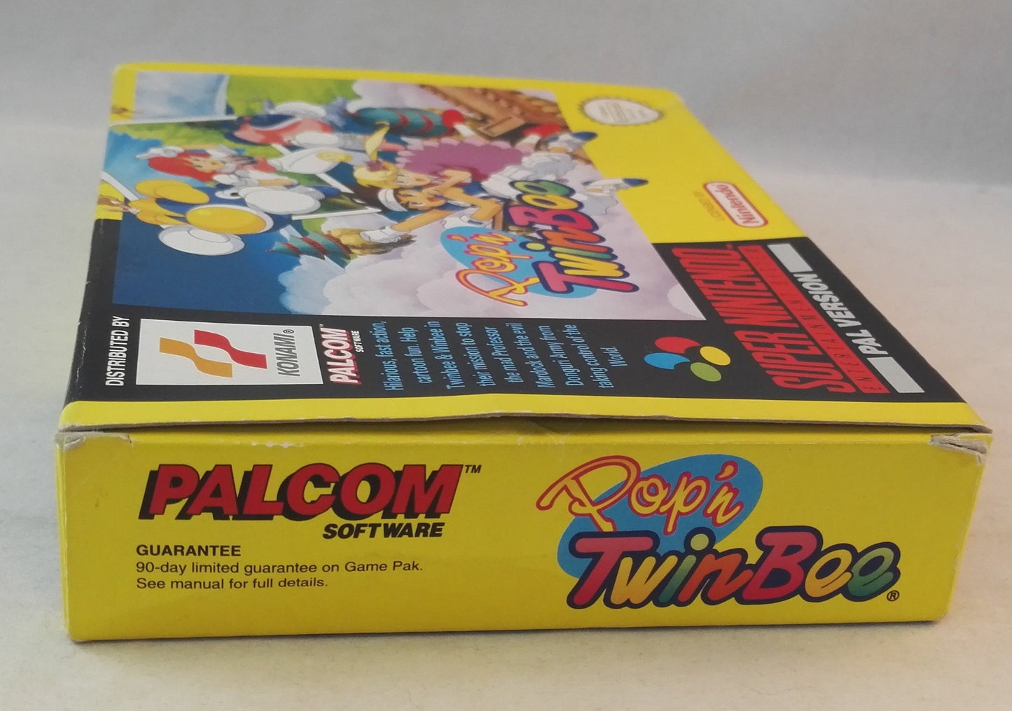 Pop 'n' Twinbee SNES (Super Nintendo Entertainment System) Boxed complete VGC