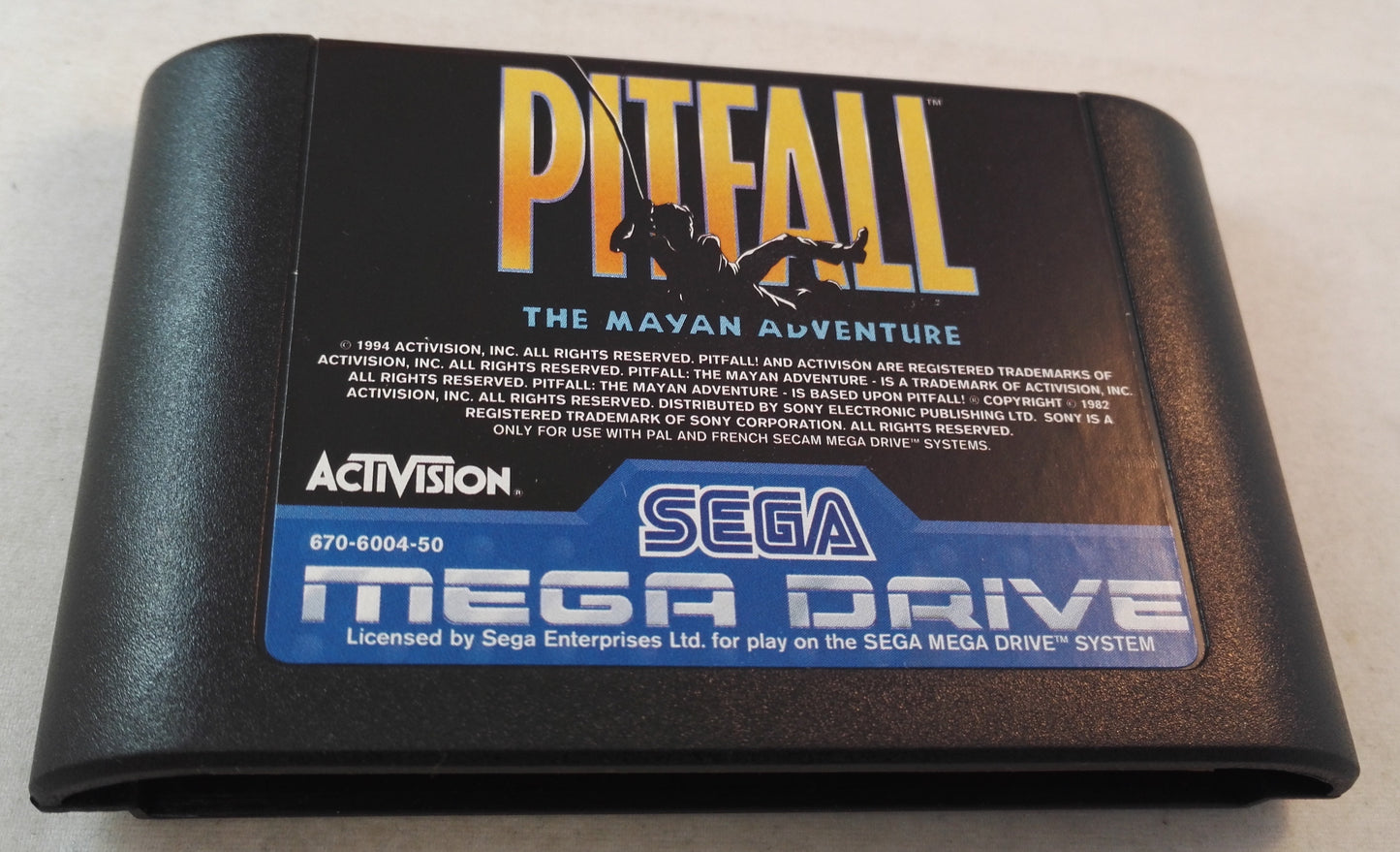 Pitfall Sega Mega Drive game complete VGC