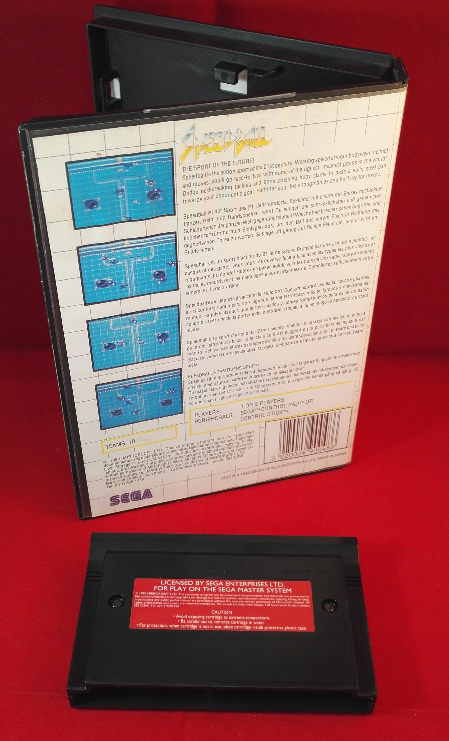 Speedball (Sega Master System) Game