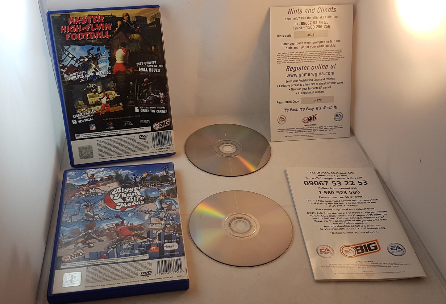 NBA & NFL Street 2 Bundle Sony Playstation 2 (PS2) Game